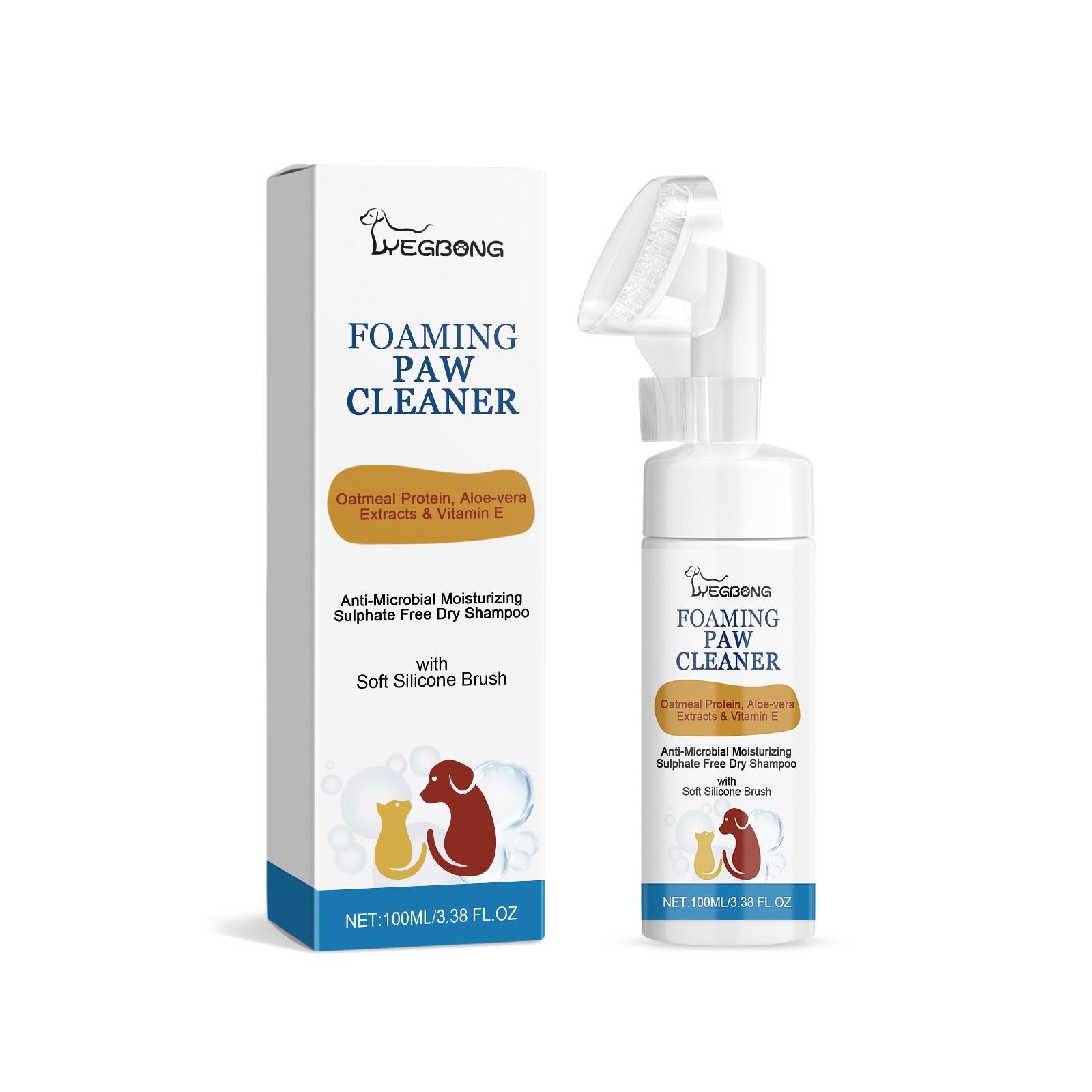 Pet Paw Cleaner Deep Care Foam for Dogs & Cats | TaurusStores - Image 3