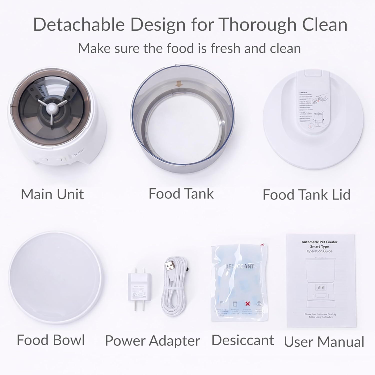 WiFi Automatic Cat Feeder – Smart App Control, Timed Portion Food Dispenser, Up to 10 Meals Daily, Dual Power Supply for Cats & Small Dogs - Image 8